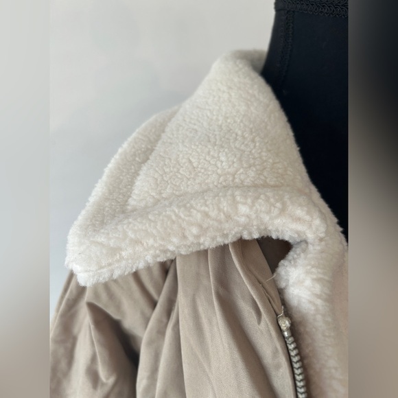 Women's Tan Puffer Jacket - Picture 7 of 14